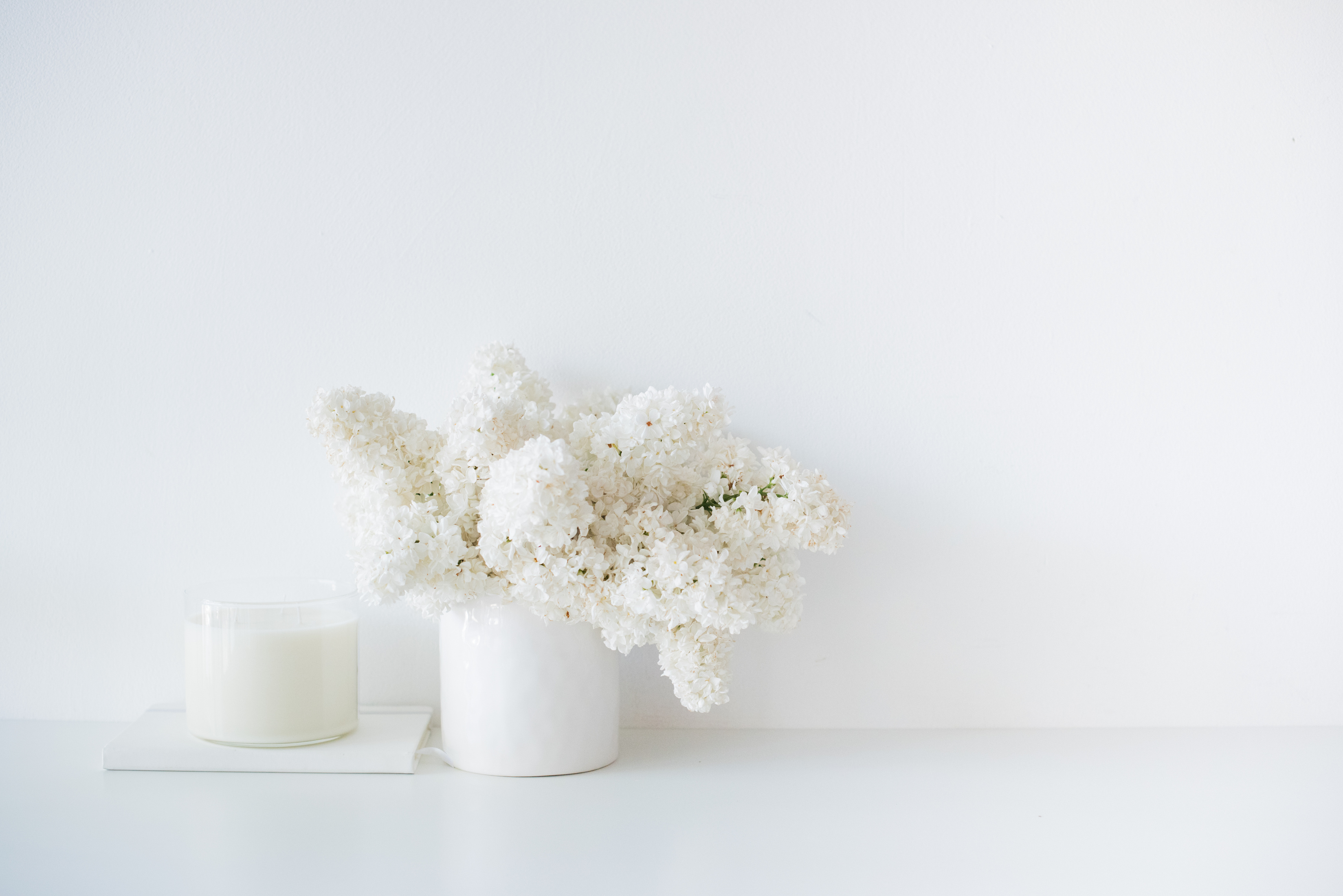 Minimalist White Home Decor